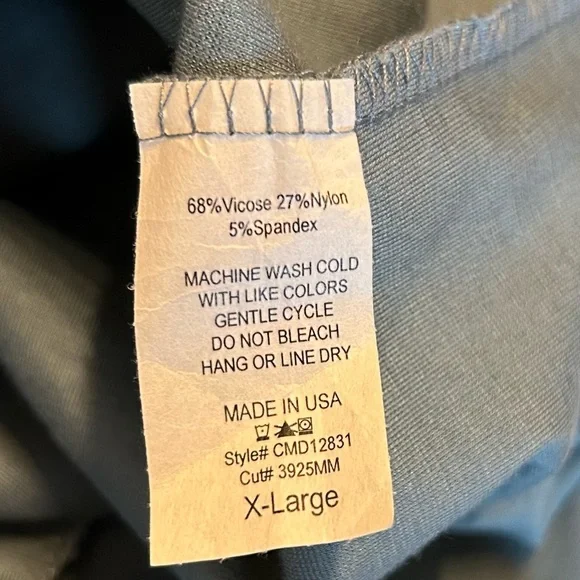 La Clef Sleeveless Fitted Career Maternity Dress Women’s SZ XL Blue Baby Bump - Picture 8 of 8